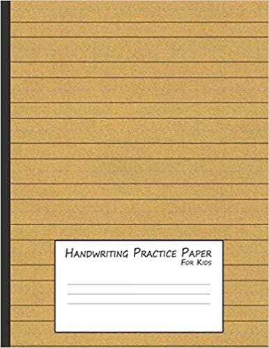 okumak Handwriting Practice Paper for Kids: A Workbook for Learning to Write Alphabets &amp; Numbers – Brown Foam (Writing Exercise Stationery)