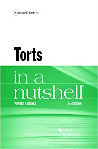 okumak Torts in a Nutshell (Nutshell Series)