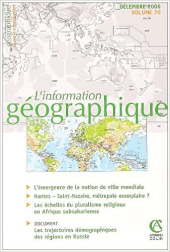 okumak L&#39;information géographique, N° 70 - décembre 200 :