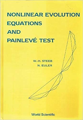 okumak Nonlinear Evolution Equations and Painleve Test