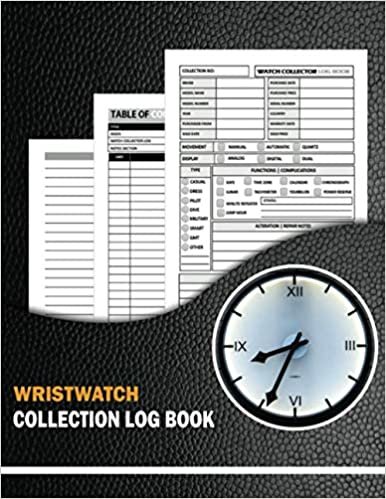 okumak Wristwatch Collection Watch Collection: Watch Inventory Log Book To Track Your Collections. Journal &amp; Logbook For Watch lovers, Makers, Repairers and Collectors. With Bonus Lined Pages