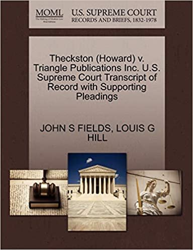 okumak Theckston (Howard) v. Triangle Publications Inc. U.S. Supreme Court Transcript of Record with Supporting Pleadings