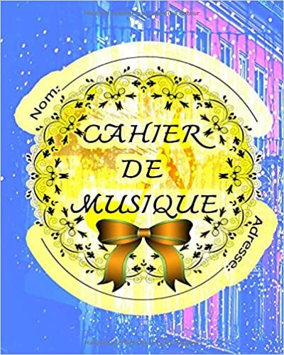 Cahier De Musique: le festival 12 portèes/papier manuscrit de musique/cahier en papier/cahier de musicien (livre de composition) indir