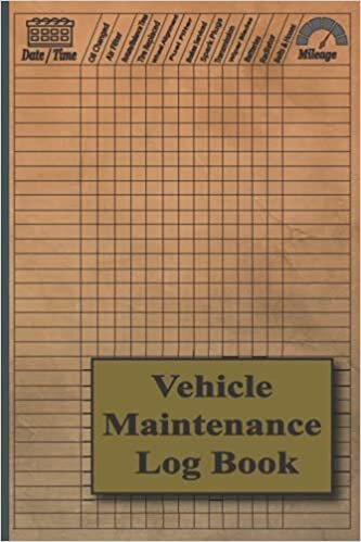 Auto Vehicle Maintenance Log Book: Maintenance & Service Record Book with Monthly 15 Point Vehicle Checklist - Glove Box Size - Cars - 4x4 - Van - Truck