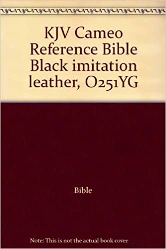 KJV Cameo Reference Bible Black imitation leather, O251YG indir