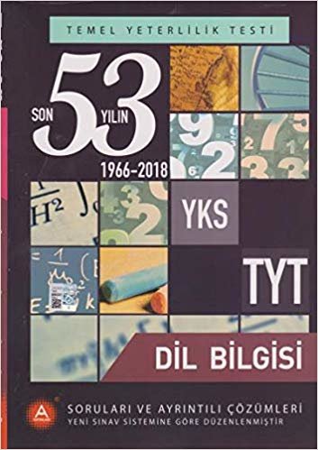 A Yayınları YKS TYT Dil Bilgisi Son 53 Yılın Çıkmış Soruları ve Ayrıntılı Çözümleri-YENİ