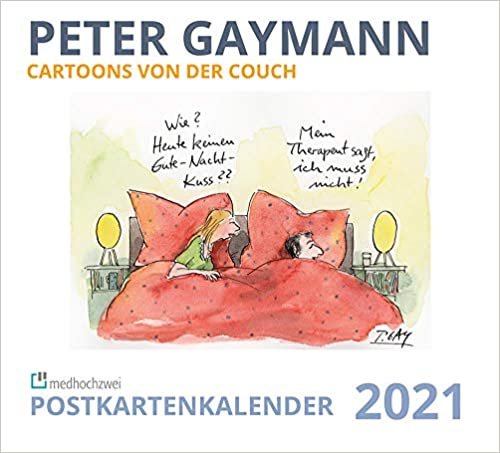 Cartoons von der Couch. Postkartenkalender 2021