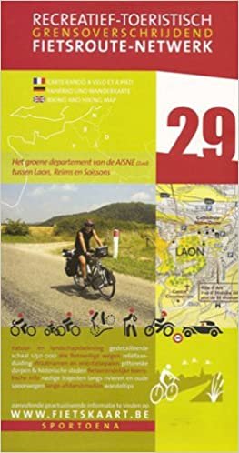 Laon - Reims 29  biking & hiking map dep. Aisne South