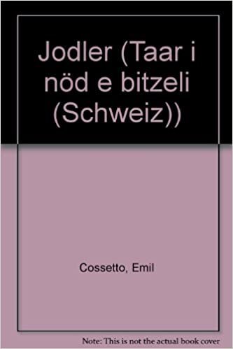 Jodler: "Taar i nöd e bitzeli" (Schweiz). gemischter Chor (SATB). Chorpartitur. (Schott Chormusik)