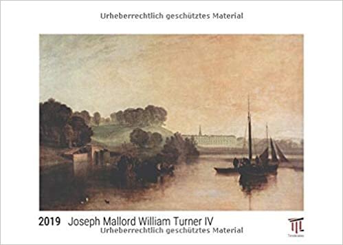 Joseph Mallord William Turner IV 2019 - White Edition - Timokrates Wandkalender, Bilderkalender, Fotokalender - DIN A3 (42 x 30 cm) indir