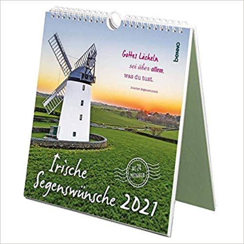 Irische Segenswünsche 2021: Der Postkarten-Kalender