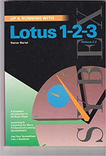 Up and Running With Lotus 1-2-3 Release 2.2