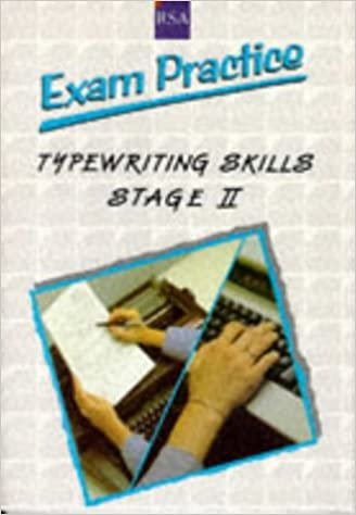 R. S. A. Examination Practice: Stage 2: Typewriting Skills indir