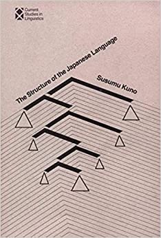 Structure of the Japanese Language (Current Studies in Linguistics ): 3 indir
