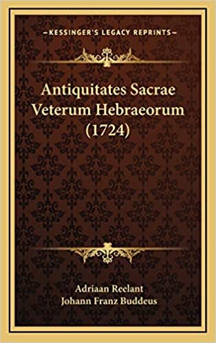 Antiquitates Sacrae Veterum Hebraeorum (1724)