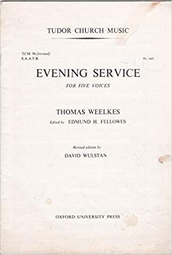 Evening Service for 5 voices (Magnificat and Nunc Dimittis) (Tudor Church Music)