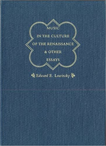 Music in the Culture of the Renaissance and Other Essays indir