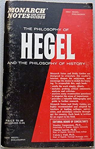 The Philosophy of Hegel (Modern Library College Editions Ser.)