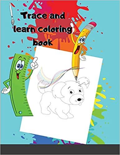 Trace and learn coloring book: Learn to Write Animals Workbook ages 2 to 6, Line Tracing, Animal to color .