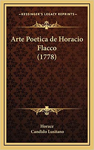 Arte Poetica de Horacio Flacco (1778)