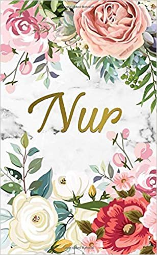 Nur: 2020-2021 Nifty 2 Year Monthly Pocket Planner and Organizer with Phone Book, Password Log & Notes | Two-Year (24 Months) Agenda and Calendar | ... Floral Personal Name Gift for Girls & Women