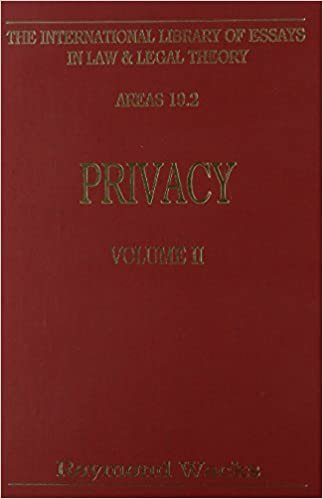 Privacy: Volume 2 (Law and Legal) indir