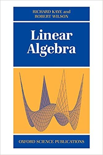 Linear Algebra (Oxford Science Publications)
