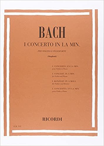 Concerto Per Violino Bwv 1041 in la Min. Violon
