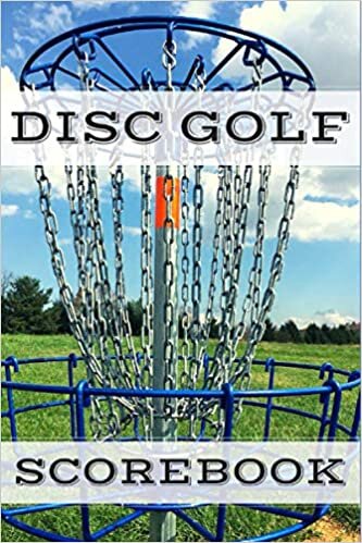 Disc golf scorebook: 118 disc golf score cards for up to 4 players. Notebook to keep track of disc golfing scores