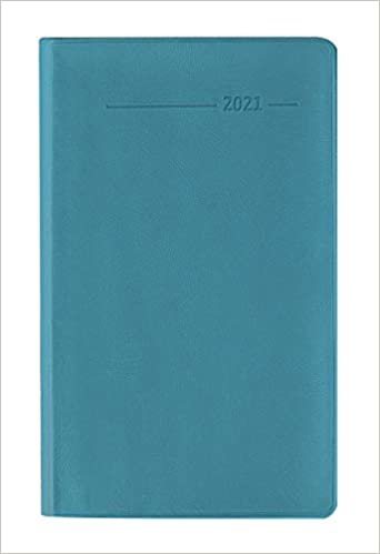Taschenplaner PVC türkis 2021 - Bürokalender - Taschenplaner