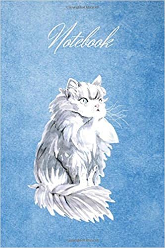 Notebook: Cute Cat Notebook Journal For Girls Blank Paper, 110 Pages For Writing Notes And Drawing indir