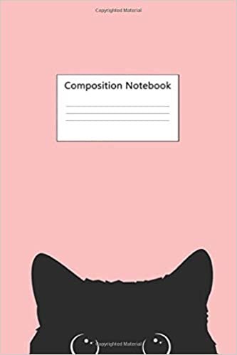 Composition notebook: cats notebook, diary (110 Pages, Blank, 6 x 9) cute for kids and adults, perfect gift for somone, for cat lovers. Crazy and ... goals, thinks . Useful just about anywhere indir