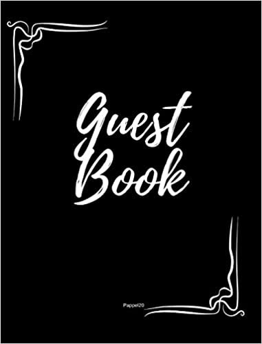 Guest Book - Black frame #1 on white paper indir