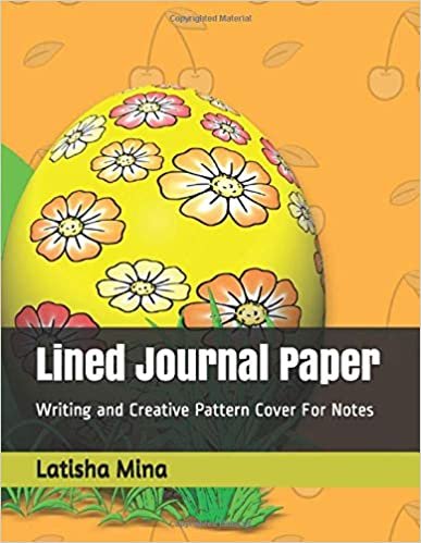 Lined Journal Paper: Writing and Creative Pattern Cover For Notes