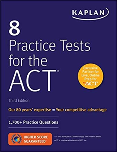 8 Practice Tests for the ACT: 1,700+ Practice Questions (Kaplan Test Prep) indir