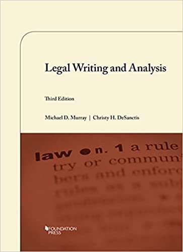 Legal Writing and Analysis (Coursebook)