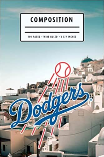 Composition Notebook : Los Angeles Dodgers Notebook | Christmas, Thankgiving Gift Ideas | Baseball Notebook #14