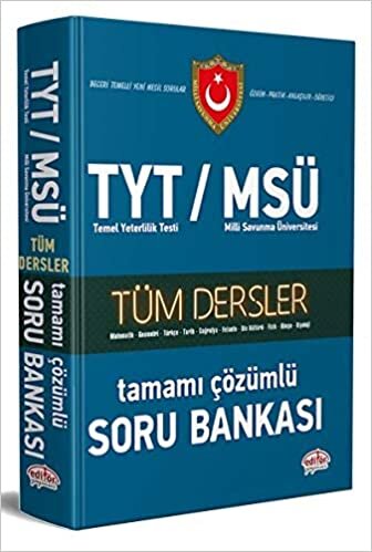 Editör TYT MSÜ Tüm Dersler Çözümlü Soru Bankası