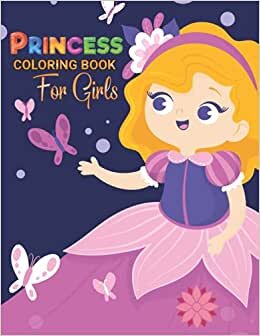 princess coloring book for girls: Enjoy a Princess coloring book for Girls. It contains a total of 30 princesses for you to color, and makes a sweet gift for any kind girls.