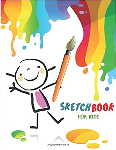 Sketchbook for Kids: Sketch Journal with Blank Paper for Kids to Drawing, Doodling, Sketching and Dreaming, 8.5x11 Inches, (Fun Sketchbook, Band 11) indir