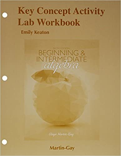 Mylab Math for Beginning & Intermediate Algebra--Accesscard--Plus Key Concept Activity Lab Workbook