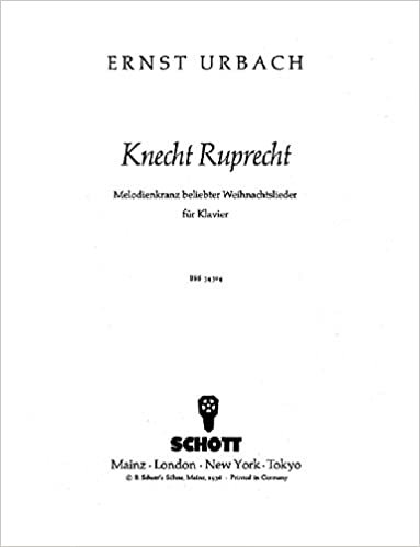 Knecht Ruprecht: Melodienkranz beliebter Weihnachtslieder. Klavier.