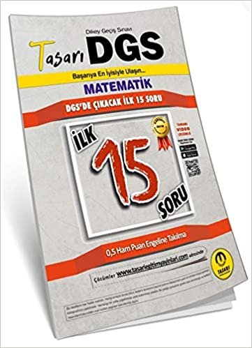 Tasarı DGS Matematik İlk 15 Garanti Soru Kitapçığı indir