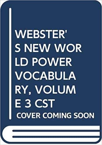 Webster's New World Power Vocabulary: Volume 3