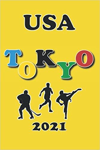 USA Tokyo 2021 Notebook - YELLOW: Tokyo Notebook, College Ruled, 6x9 notebook, 110 pages, Multicolored Notebook, Tokyo Journal Notebook, Back to School, Boys Girls Kids indir