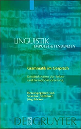 Grammatik im Gespräch (Linguistik - Impulse & Tendenzen)