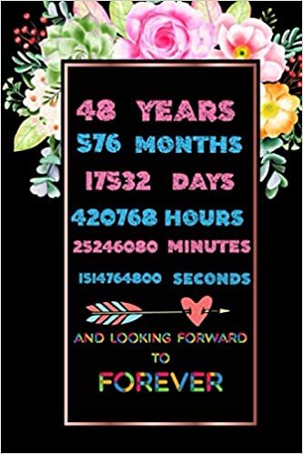 48th Year Wedding Anniversary Gift For Her: 48 Years Marriage Anniversary Notebook | Journal Gifts for Her Wife Couple Valentines Gifts for Him Husband