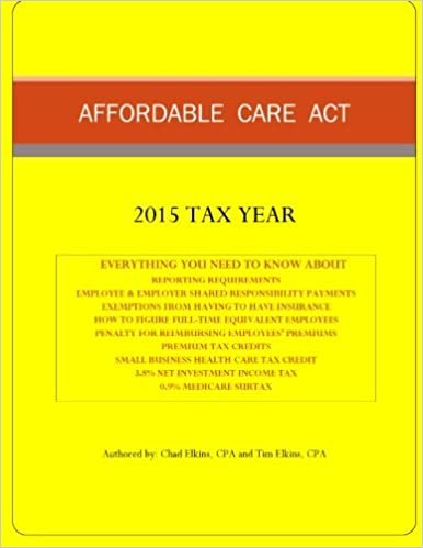 Affordable Care Act for 2015 Tax Year