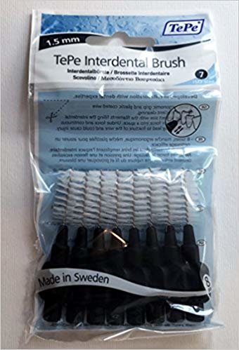 Tepe Diş Arası Fırçası 1.5 mm Siyah 8 Adet indir