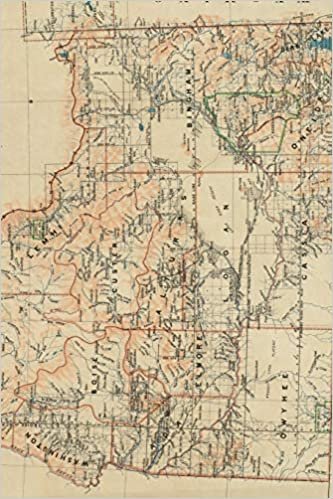1891 Map of the State of Idaho - A Poetose Notebook / Journal / Diary (50 pages/25 sheets) (Poetose Notebooks)